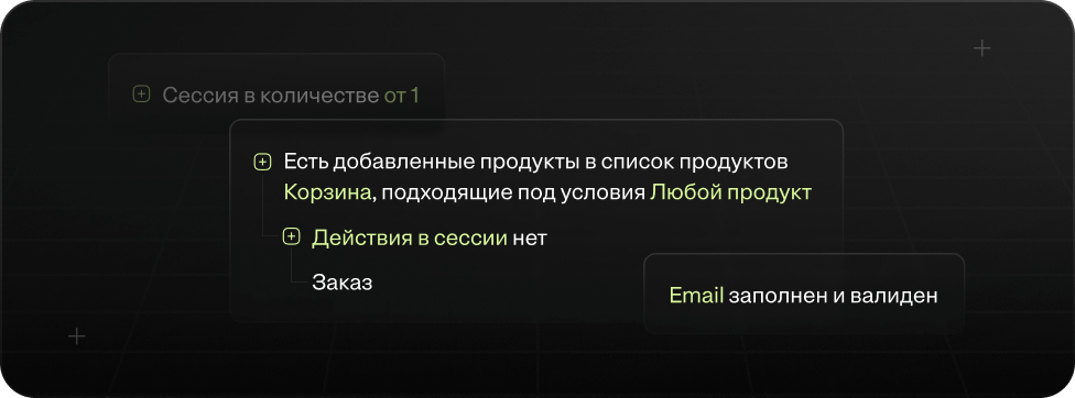 Мгновенно сегментируйте базы в миллионы контактов
